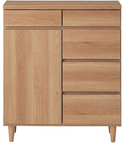 Amazon｜[ベルメゾン] キャビネット フラップ扉 日本製 ダーク